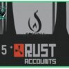Buy 5 rust accounts