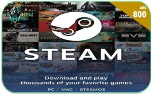 Steam Gift Card - 1000 ARS Key - My Gaming Lounge