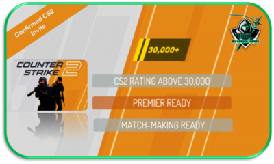 buy cs2 account with rating above 30000