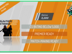 buy cs2 account with rating below 5,000