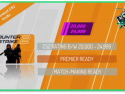 buy cs2 account with rating between 20000 and 24999 premier ready smurf