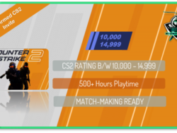 buy cs2 account with rating and 500 hours smurf for sale
