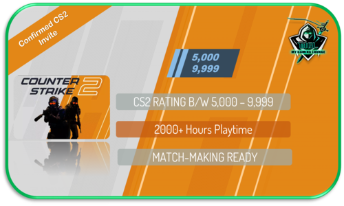 Buy CS2 with rating and 2000 hours playtime