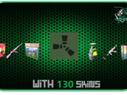 Buy rust account with 130 skins